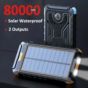80,000mAh Solar Power Bank